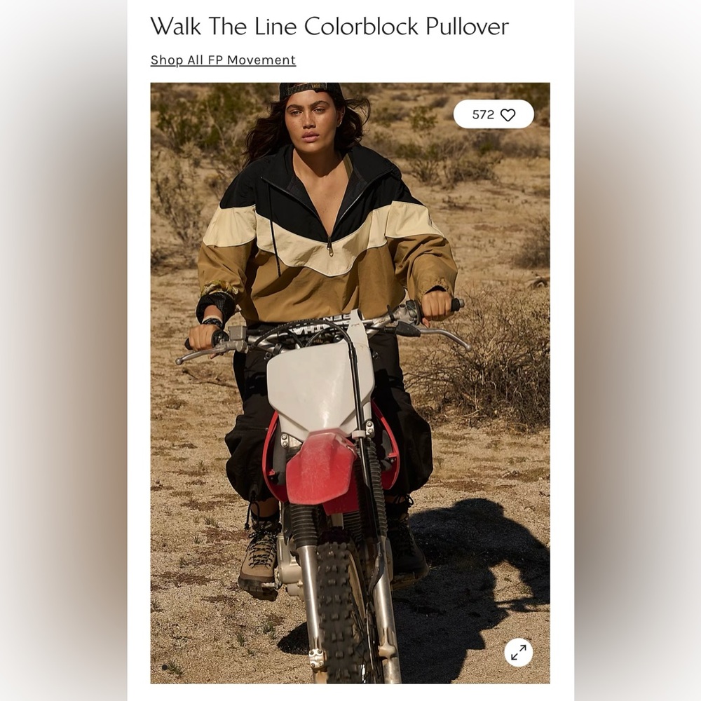 Walk The Line Color Block Pullover - image 3